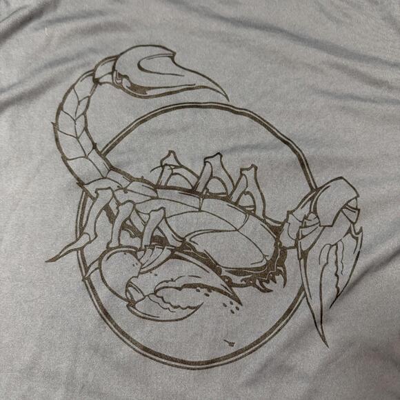 Alo Men’s Long Sleeve Shirt Lightweight Yoga Large Coolfit Grey Blue - Picture 7 of 7